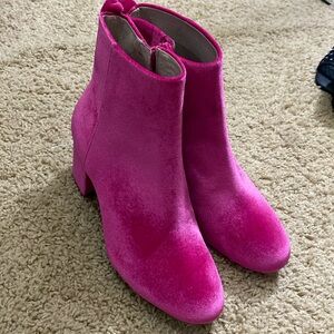 Gianni Bini Pink Ankle Boots